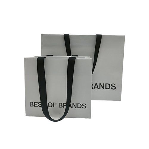Best-Of-Brands Ribbon Handle Paper Bag
