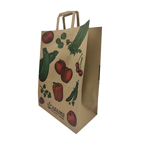 Folded Handle Paper Bag