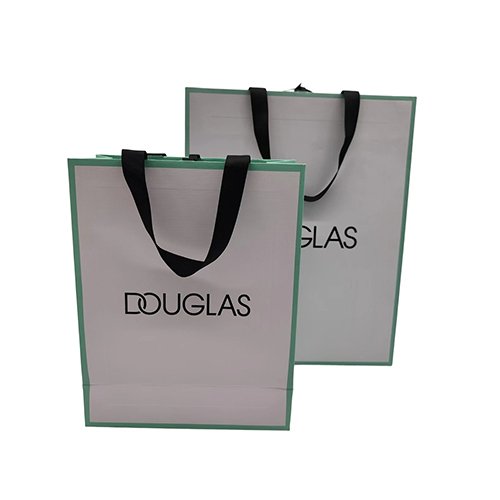 DOUGLAS Ribbon Handle Paper Bag